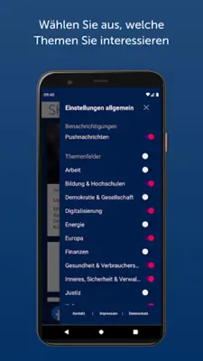 Regierung SH android App screenshot 2